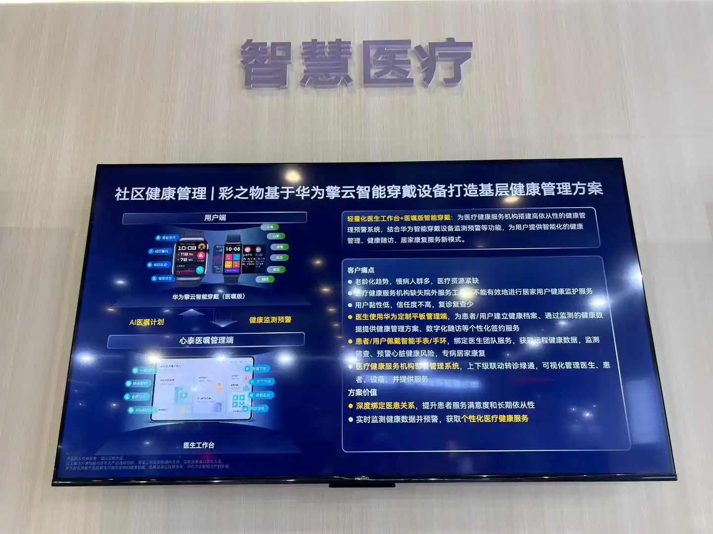 基于华为擎云「心泰医嘱」亮相东北亚博览会