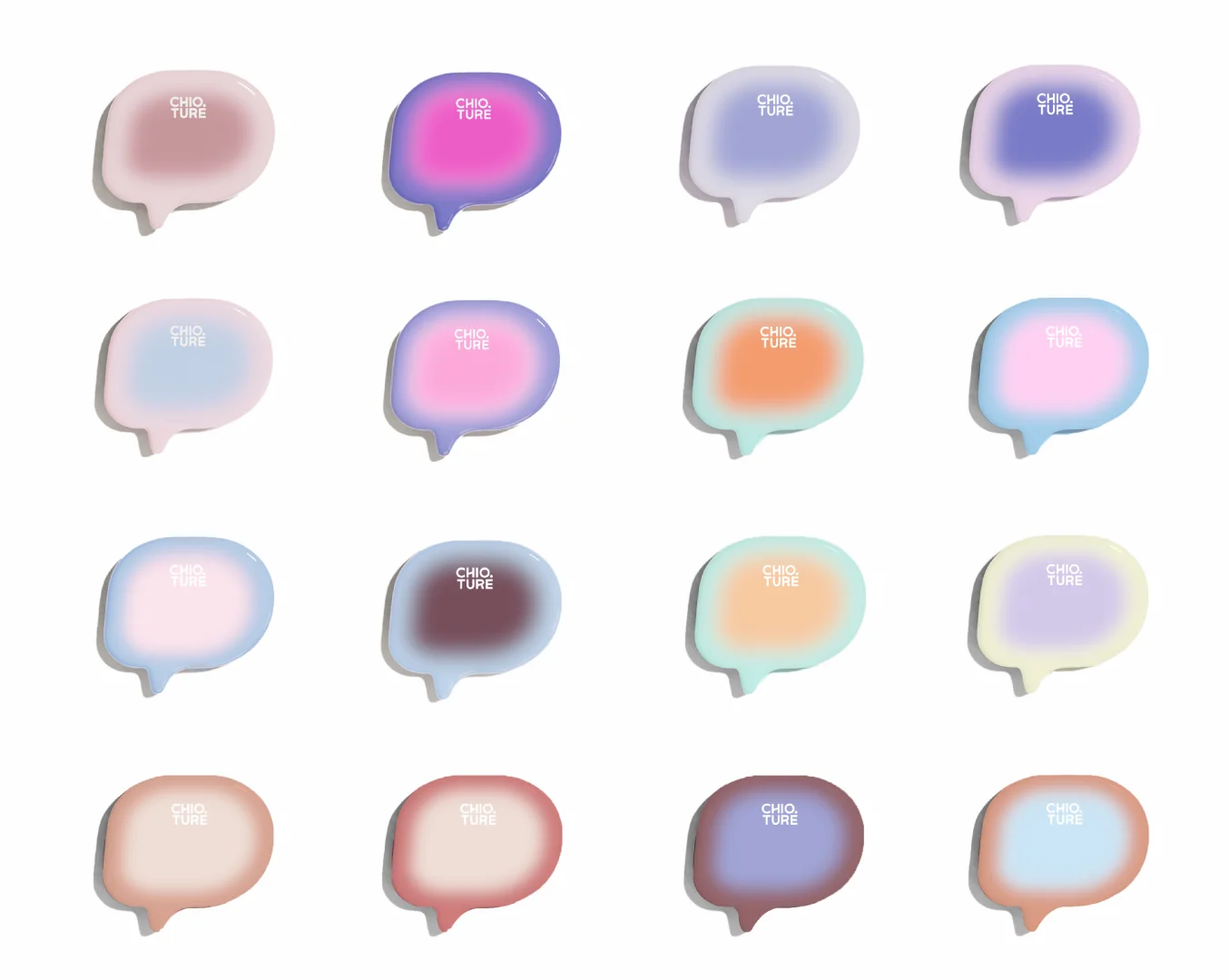 偶的彩妆产品包装设计|四色眼影盘