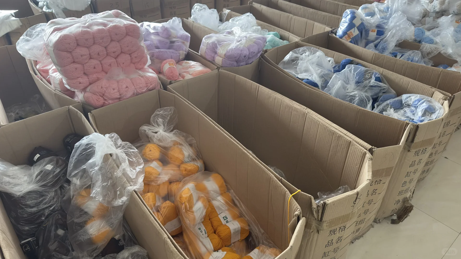 在蠡县的毛线市场逛得不知天地为何物了