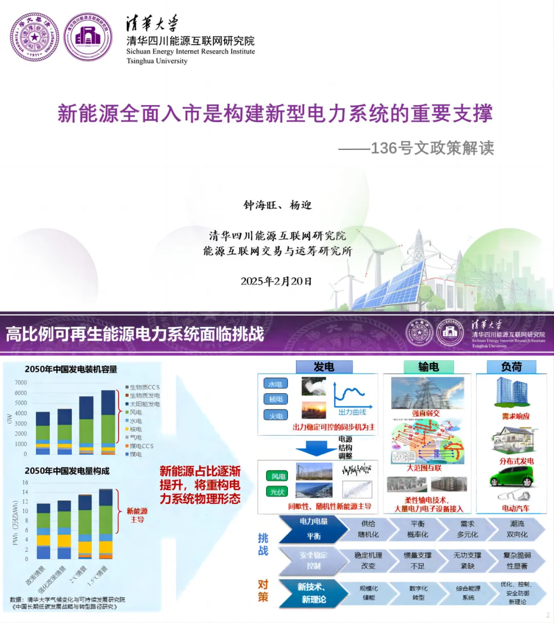新能源入市是构建新型电力系统的重要支撑!