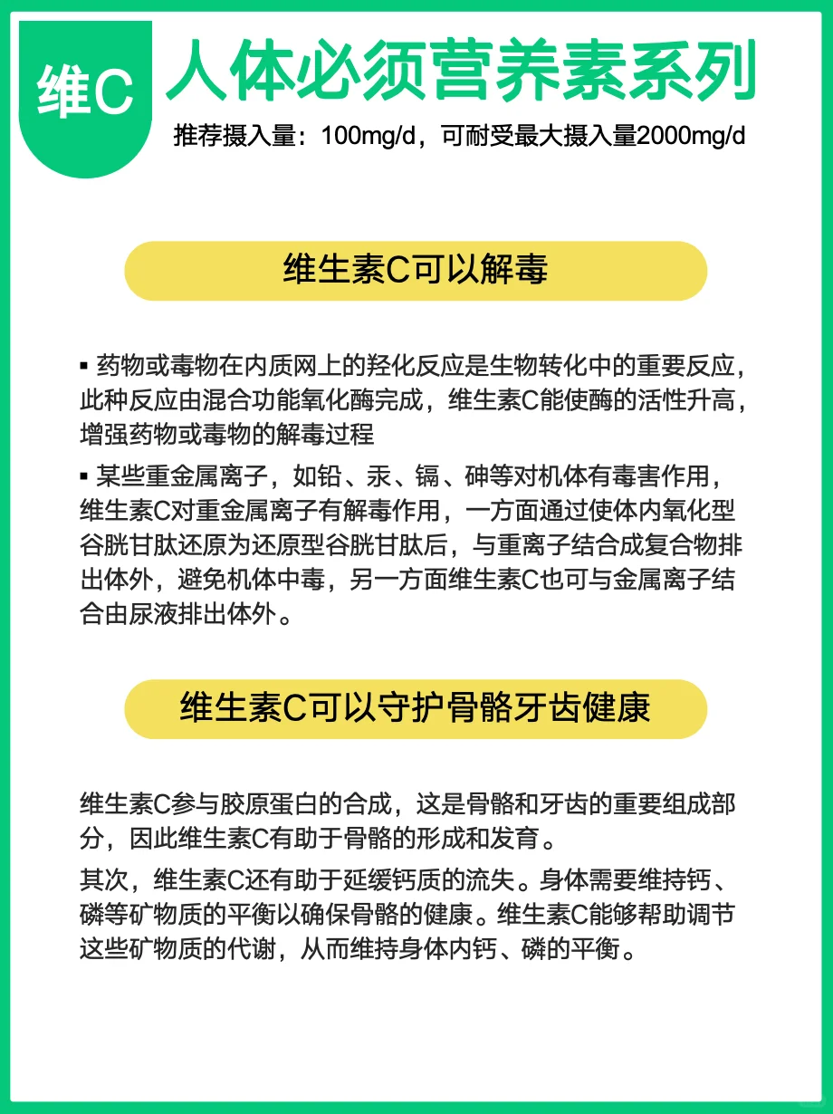 维生素C最全攻略，看这一篇就够了！