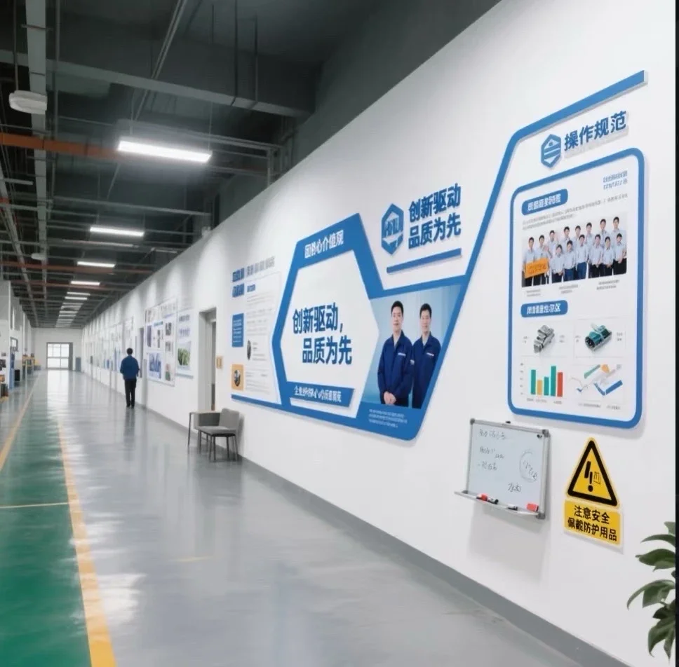 车间文化墙：用设计把“创新品质”刻进来