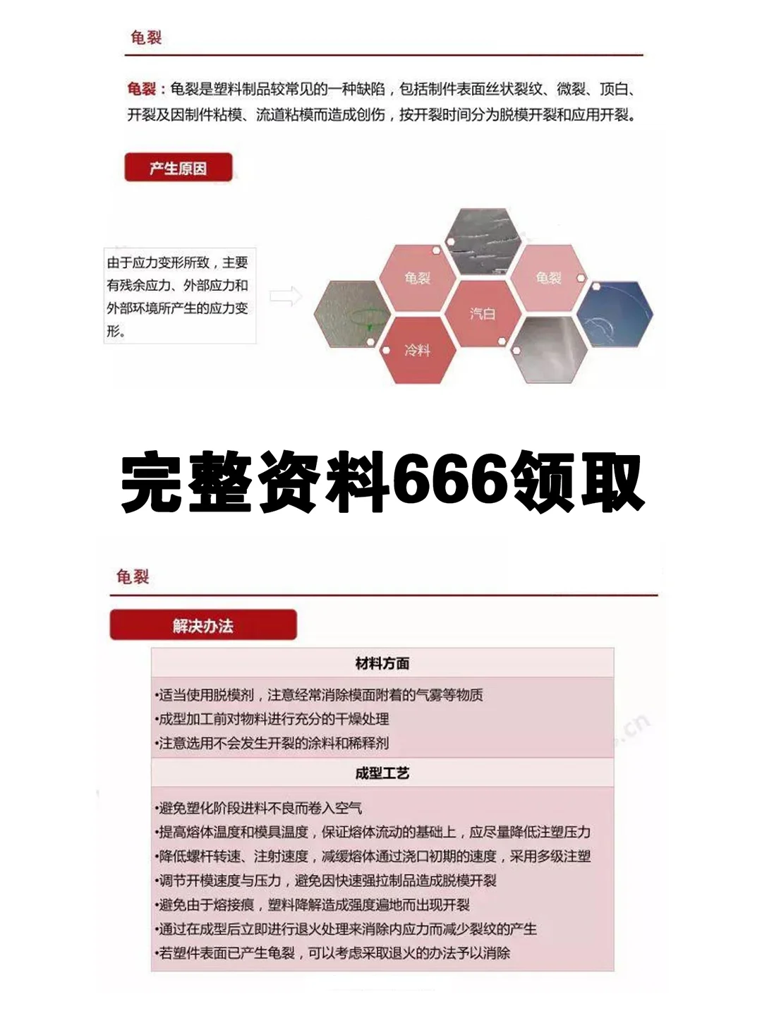 全网最全注塑缺陷汇总
