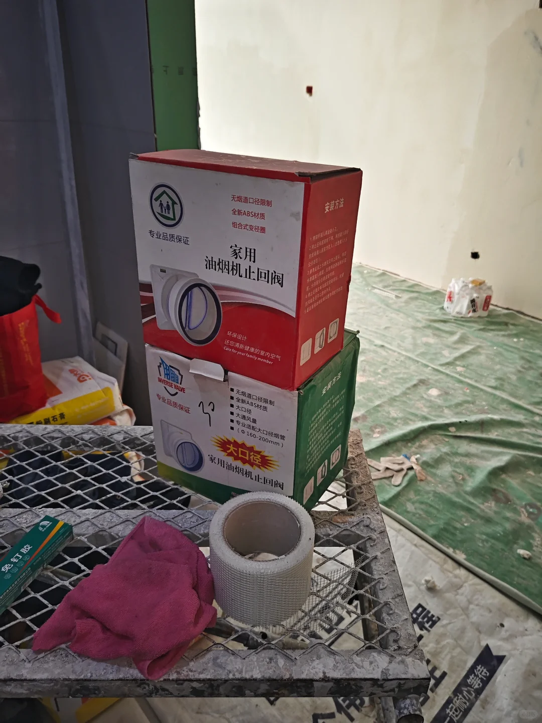 安装烟道止逆阀