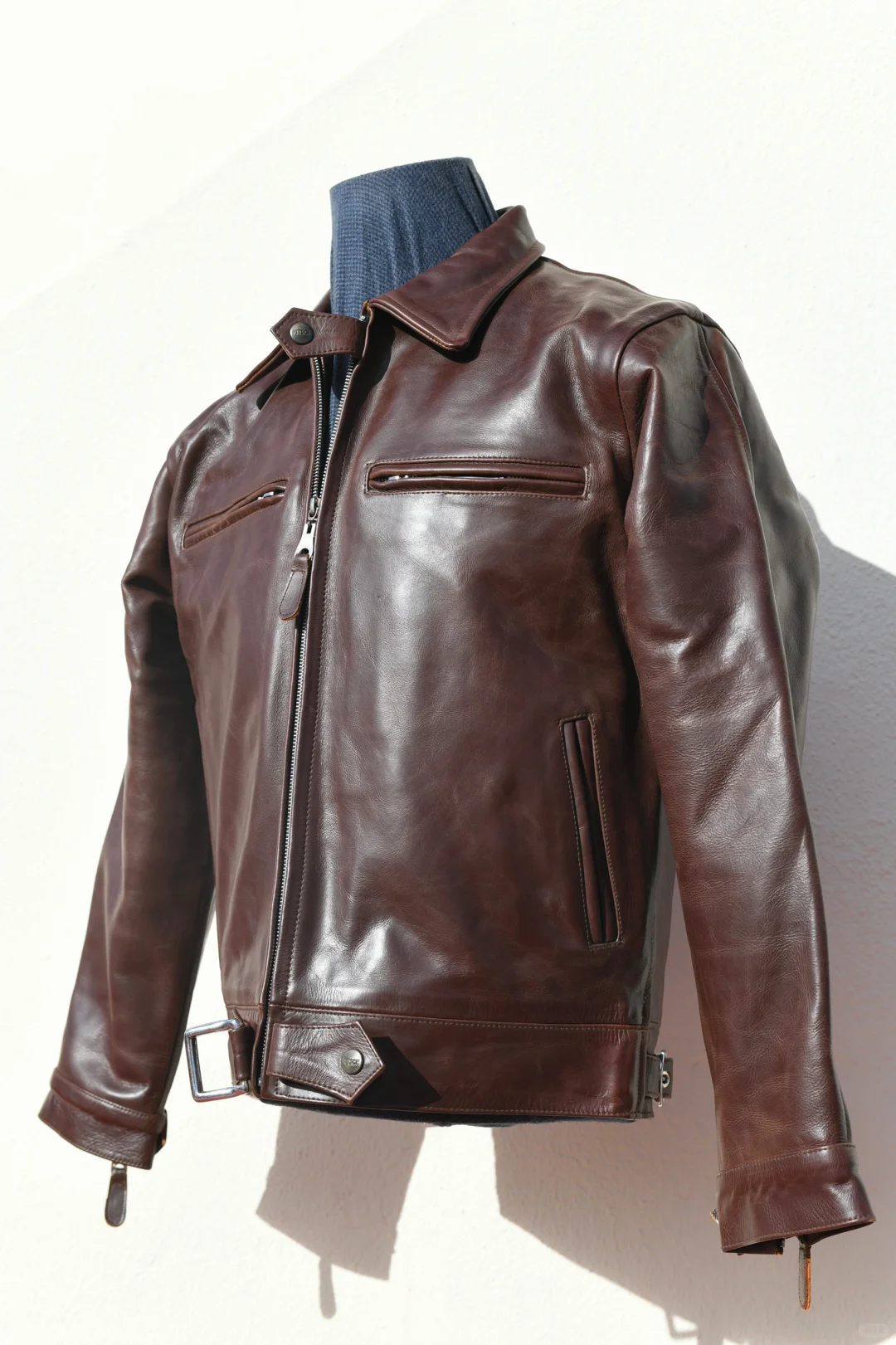 阳光下的 BF109红棕色马皮