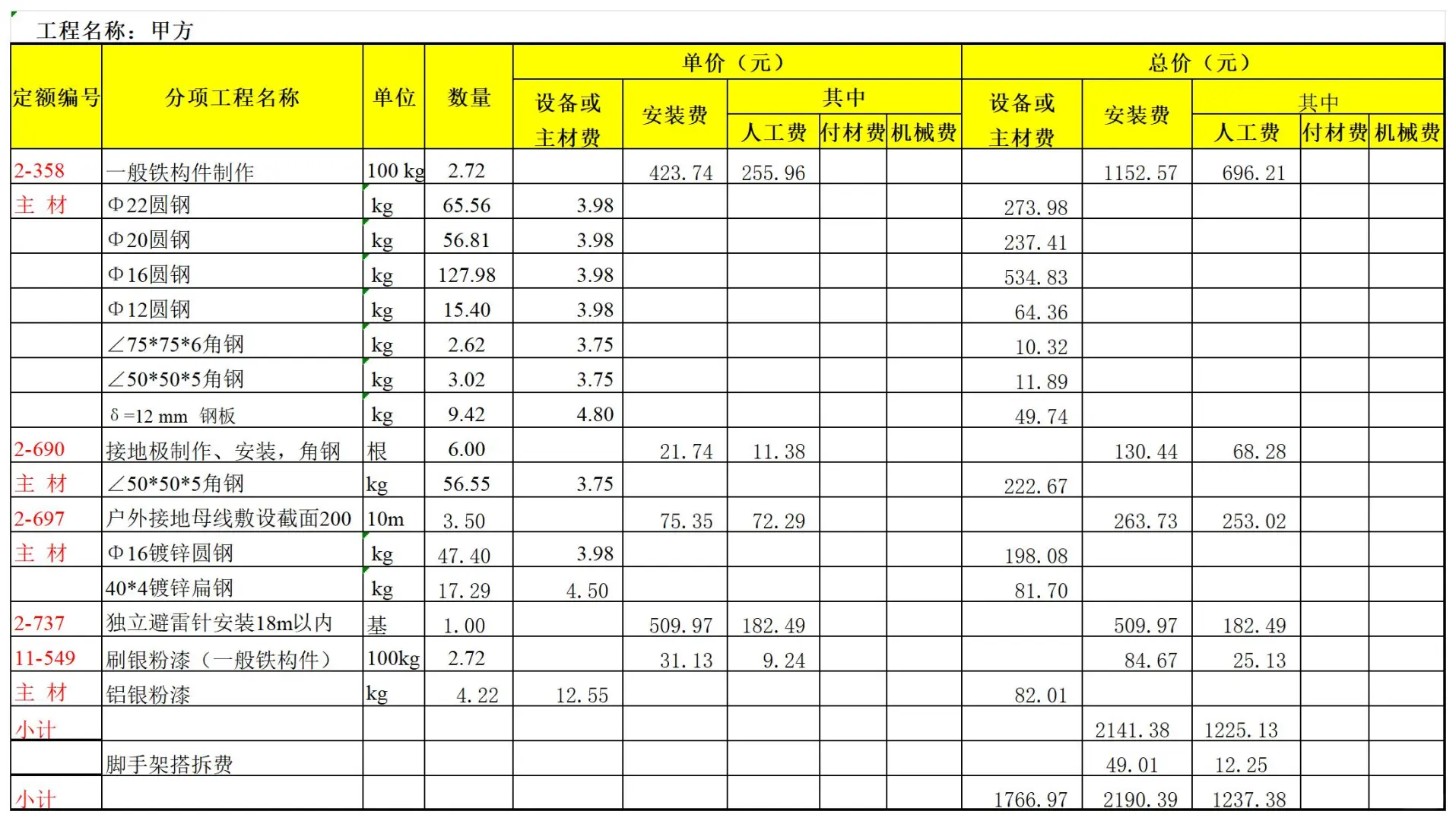 电气也有自己的Excel计算表格，超全汇总