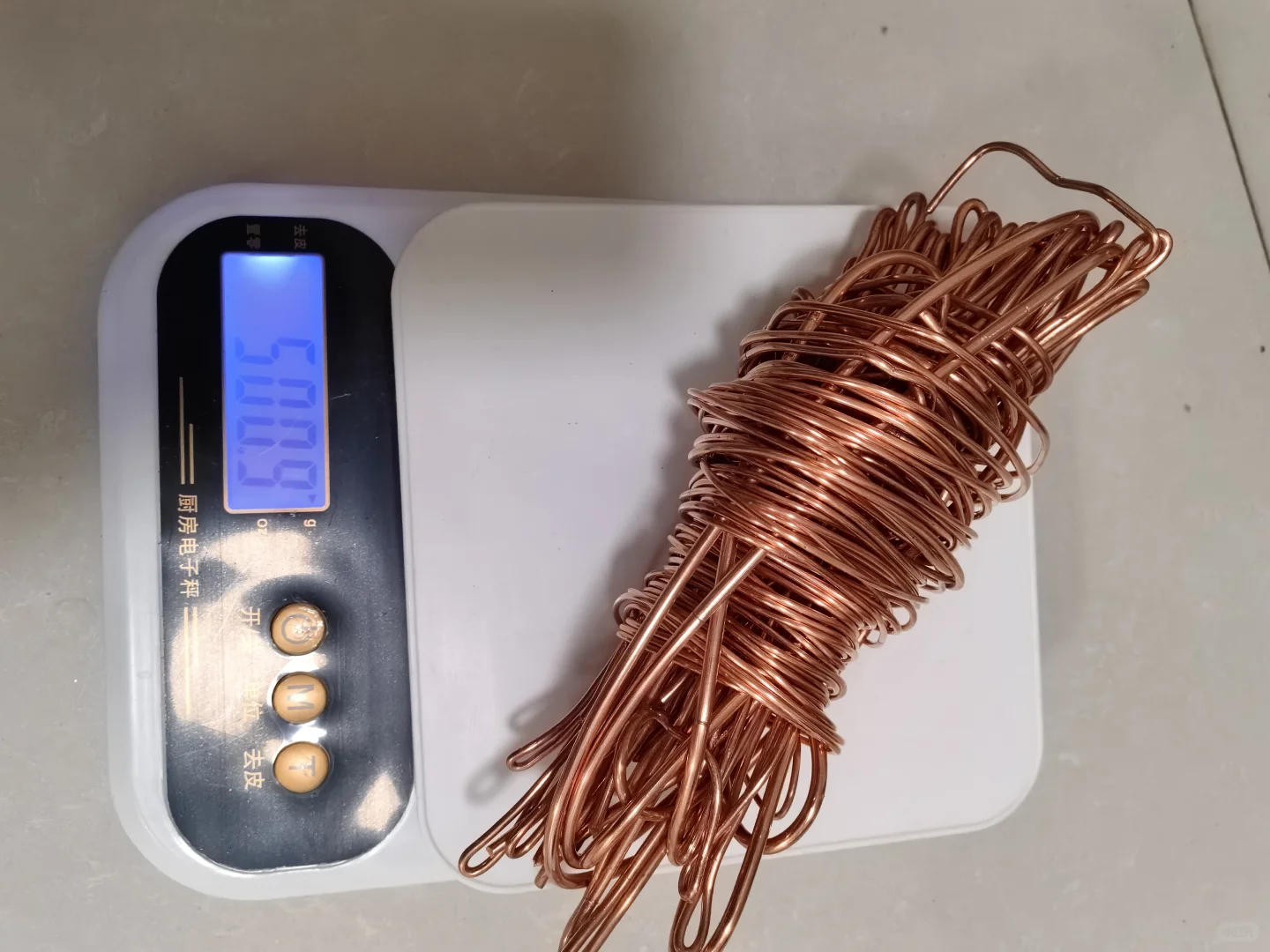 家里闲来无事就捡点废铜铜线