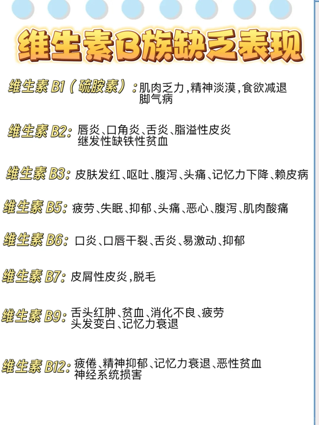 揭秘!维生素 B 族的神奇力量