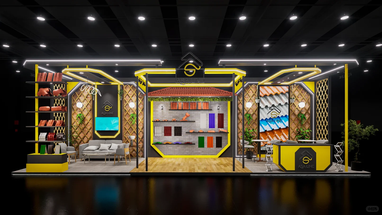 展台设计搭建 | 27㎡ ‌国际建筑装饰博览会