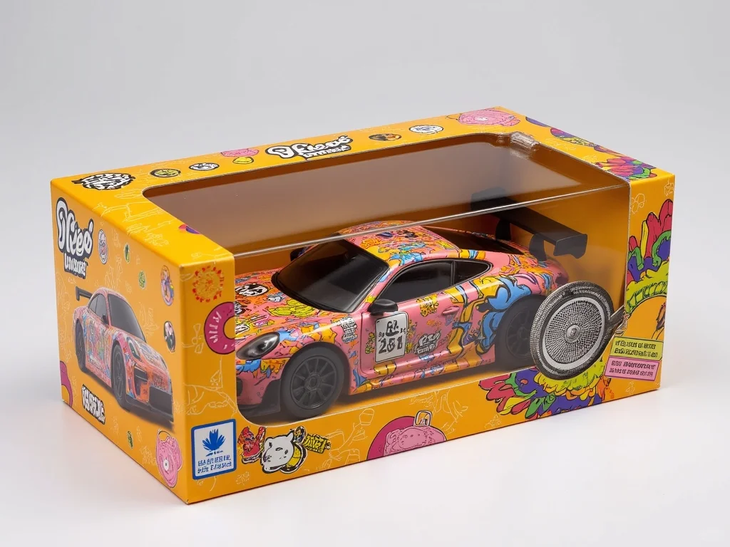 一系列花里胡哨的彩盒形状图适合各类玩具