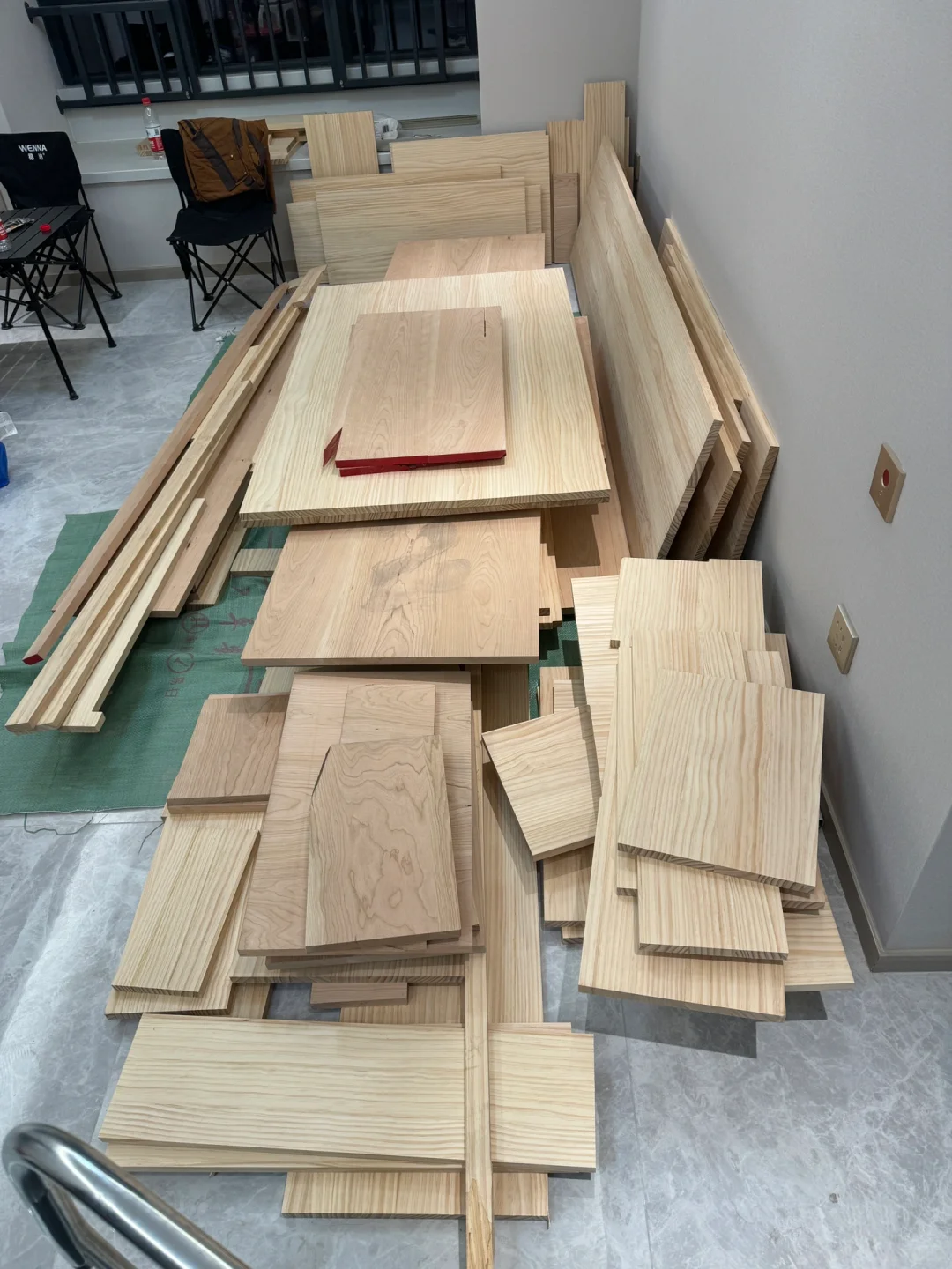 自装日记(二)7000元拿下纯实木板材,太香了