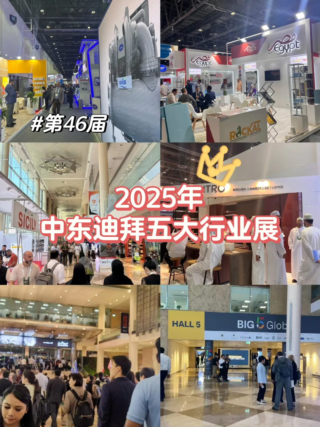 ?中东迪拜五大行业展 | 2025年?