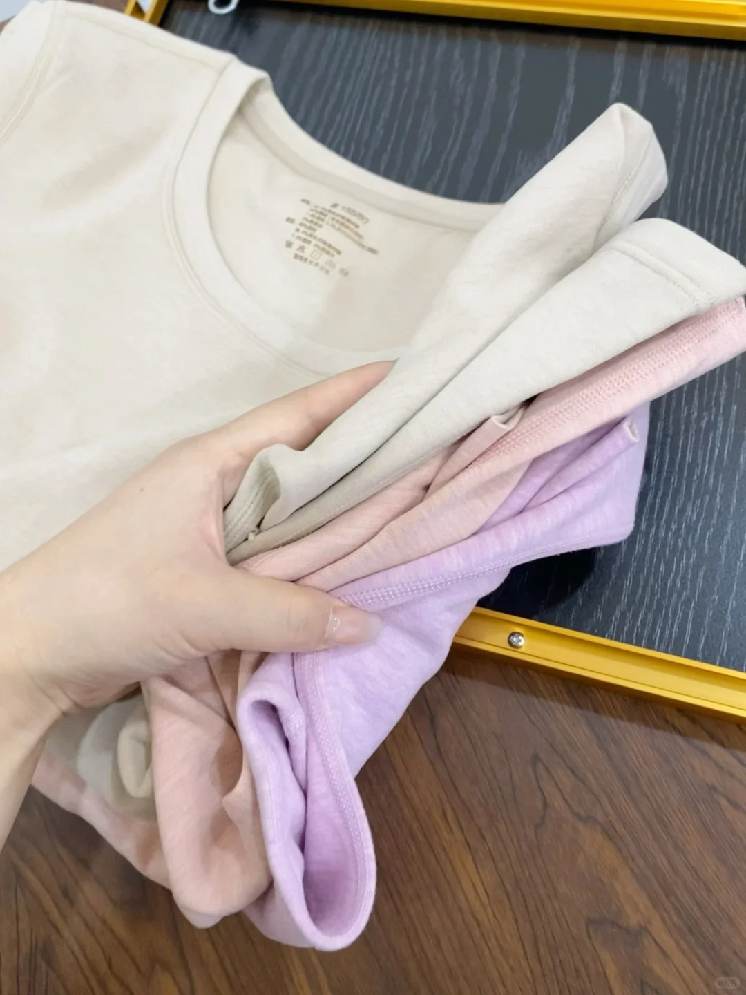 妈耶‼️第一次买到真的厚实的秋衣(含貂绒)