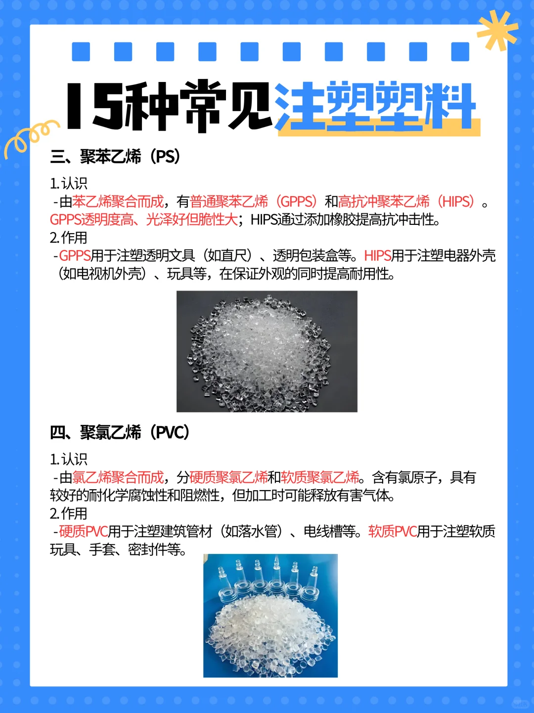?注塑塑料大揭秘!15种常见类型一网打尽