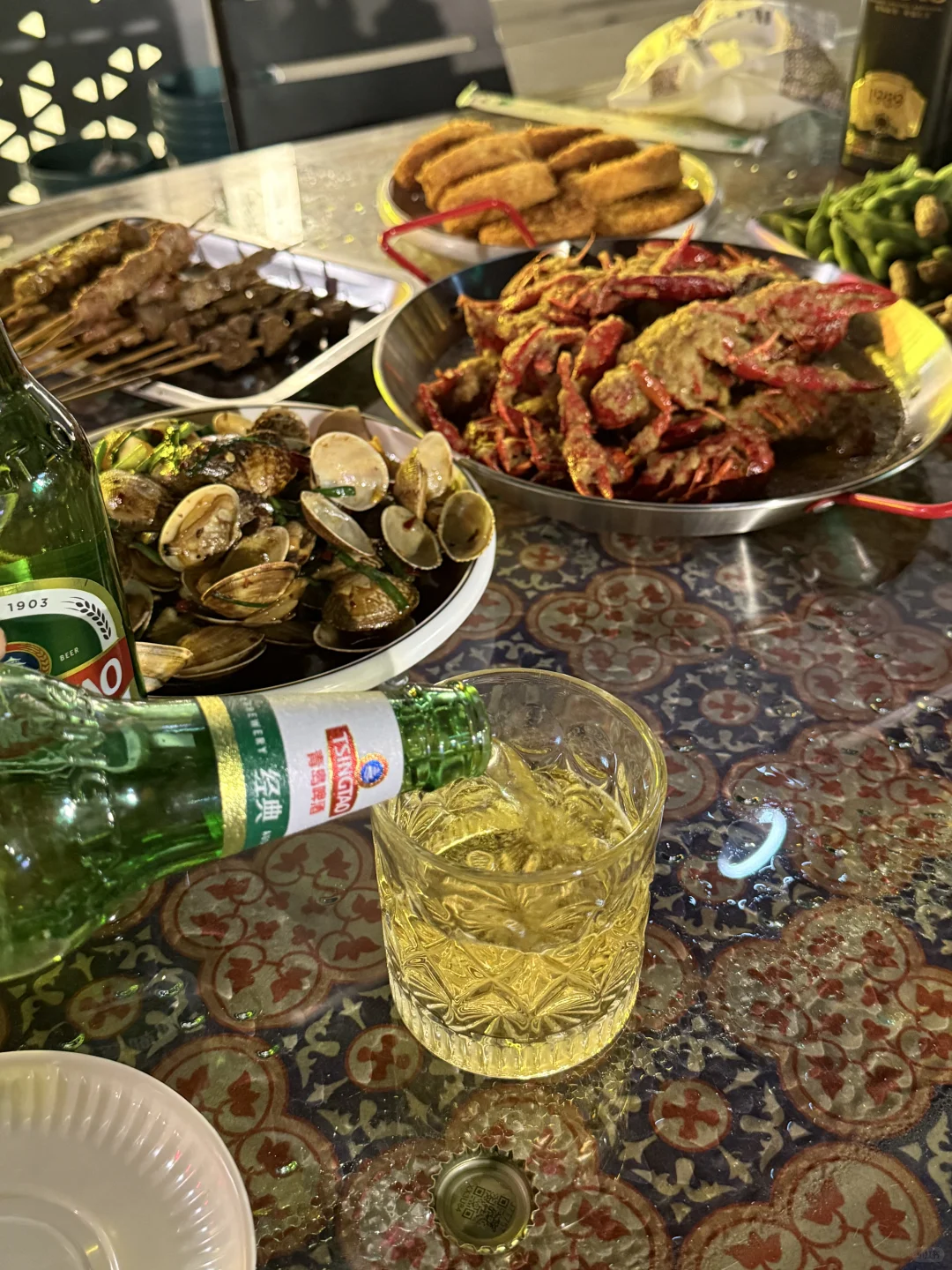 夏天 晚风 啤酒 幸福具像化～