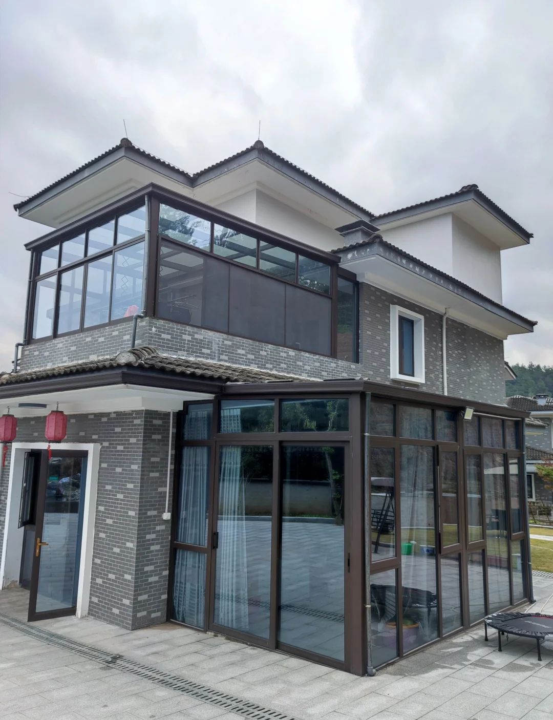 3️⃣款别墅封窗案例?️各有各的特点