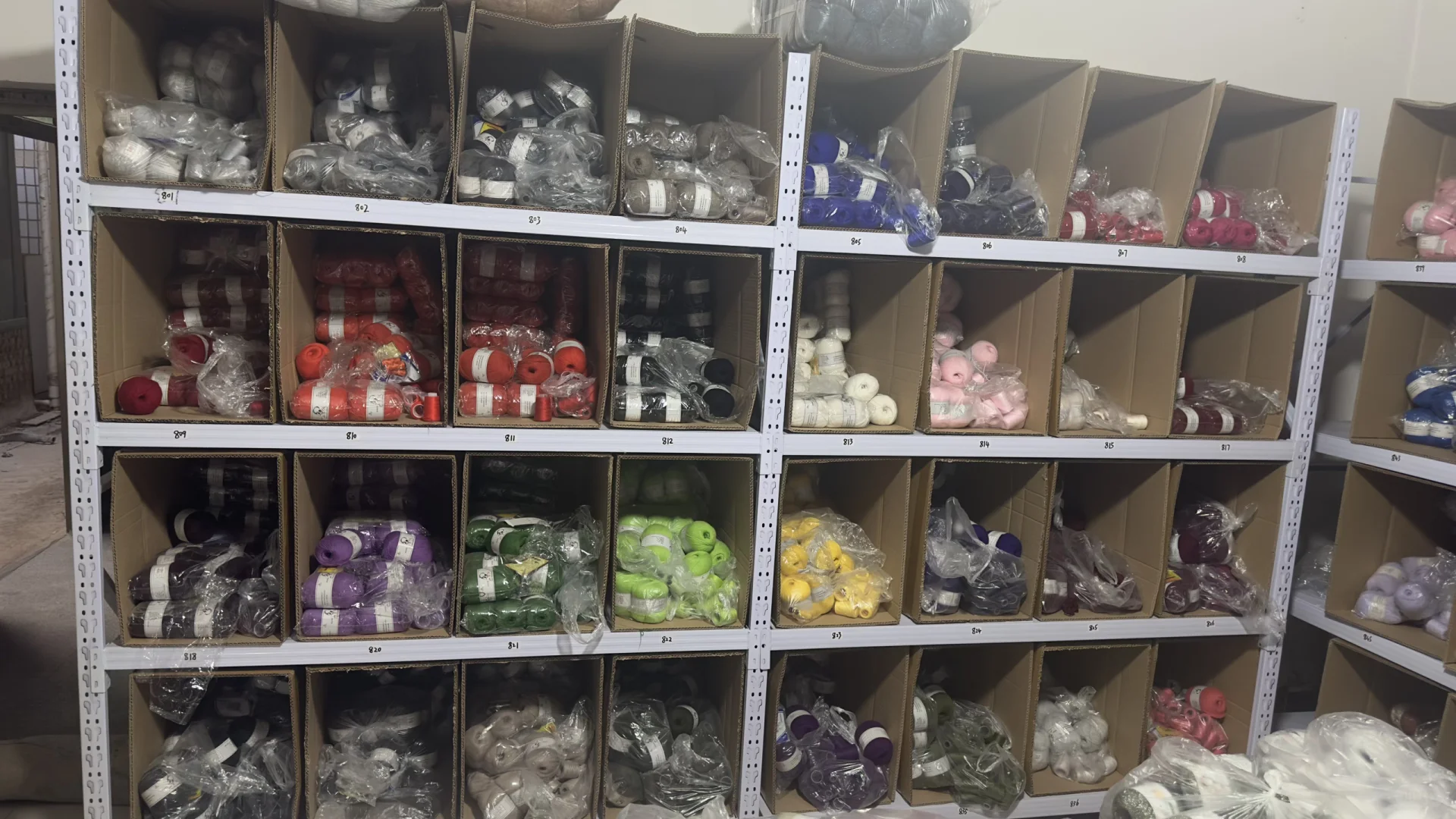 在蠡县的毛线市场逛得不知天地为何物了