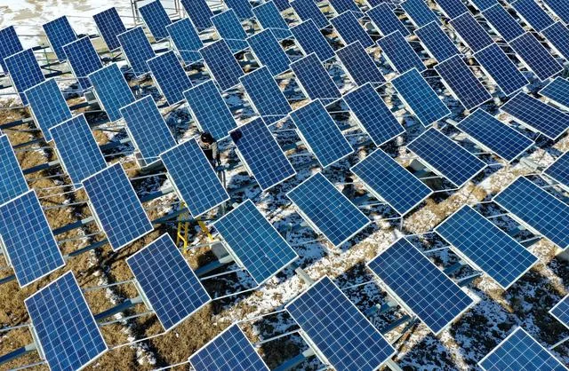 河北张家口张北县风光无限，发电量上百亿度