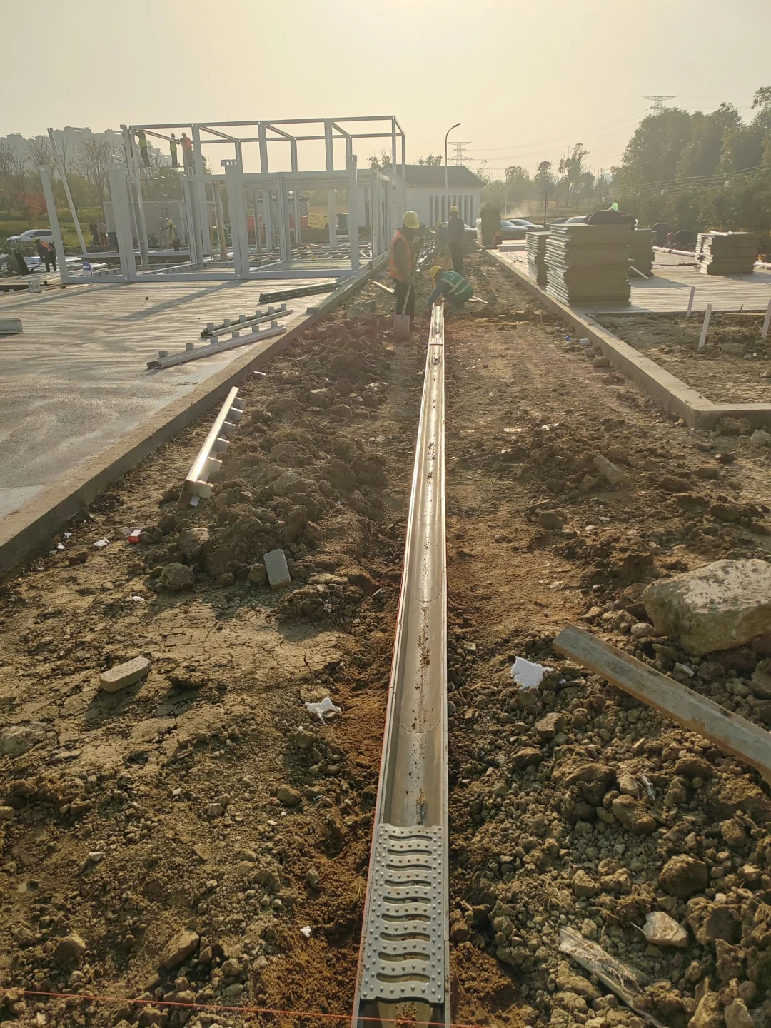 工地牛马日记12：成品排水沟