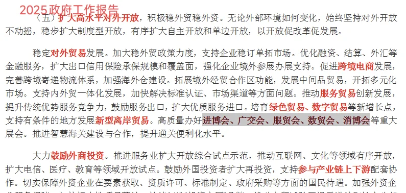 进博会、广交会、服贸会、数博会、消博会