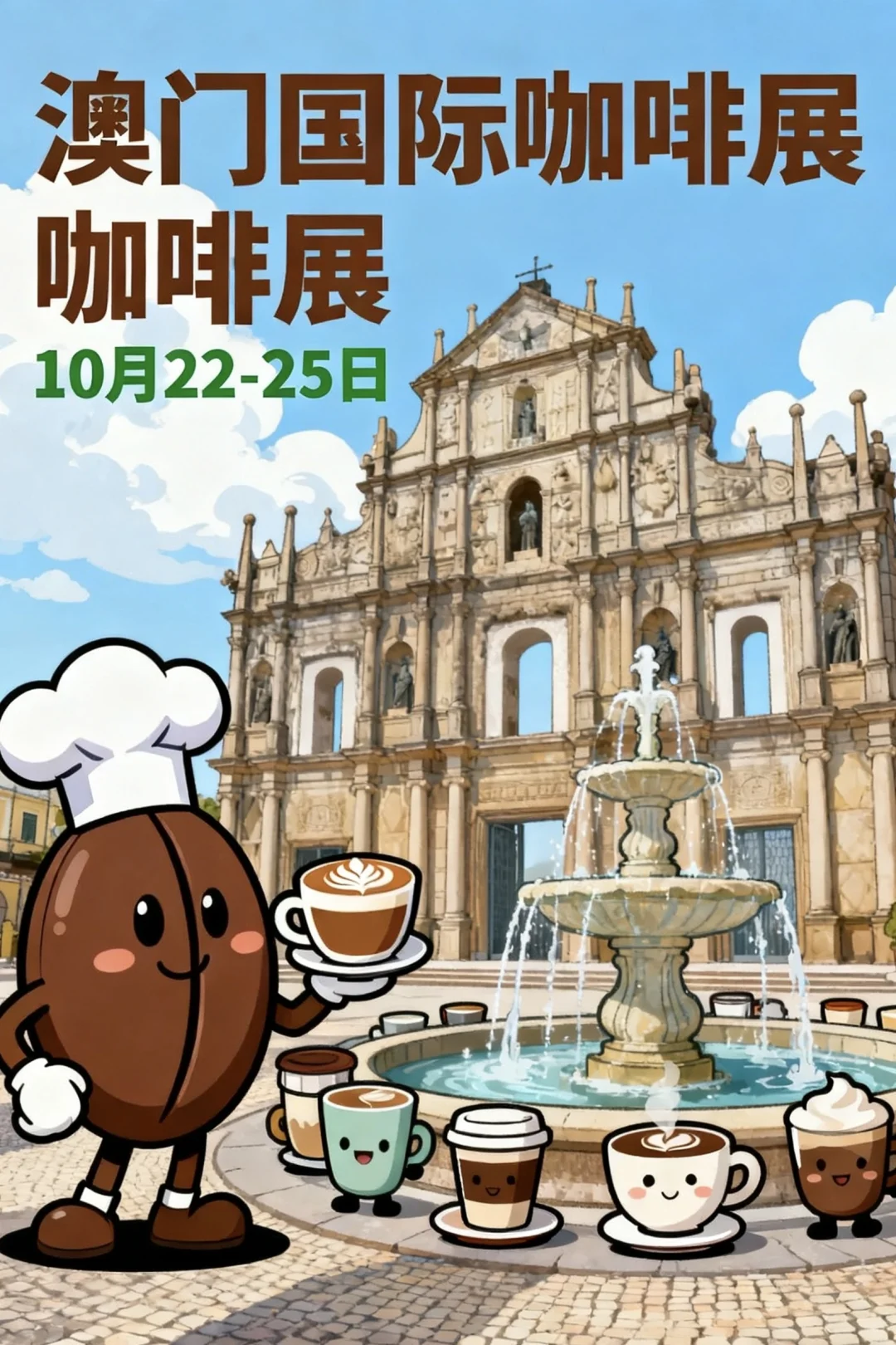 ☕️10月澳门咖啡展最后三个位置佛系招募?