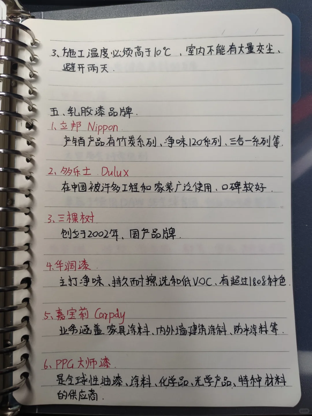 材料篇十 : 乳胶漆