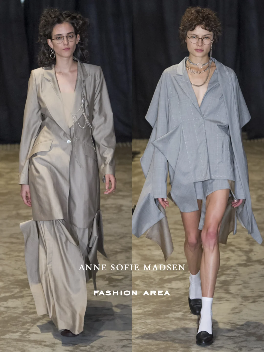 Anne Sofie Madsen 2017SS|鬼才拼接和褶皱