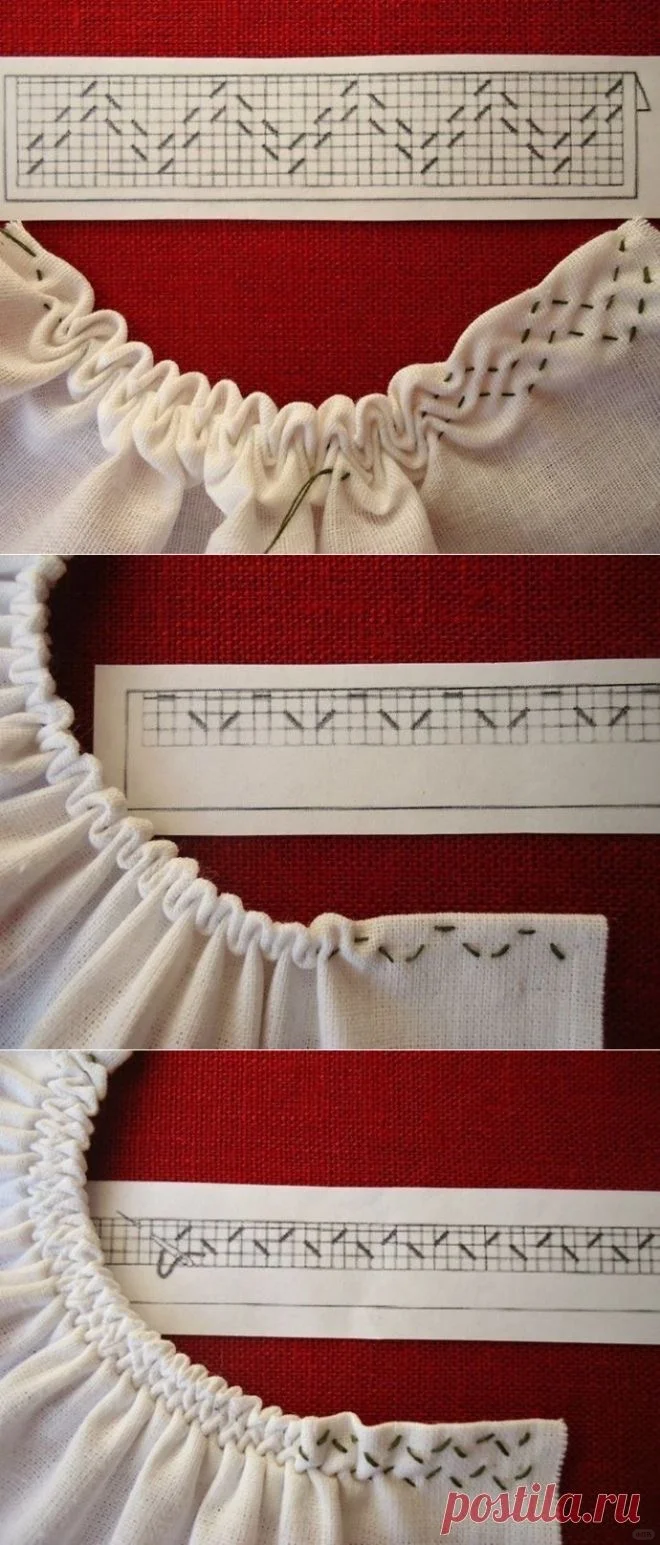 服设资料｜缝纫人必备，褶皱肌理针法合集