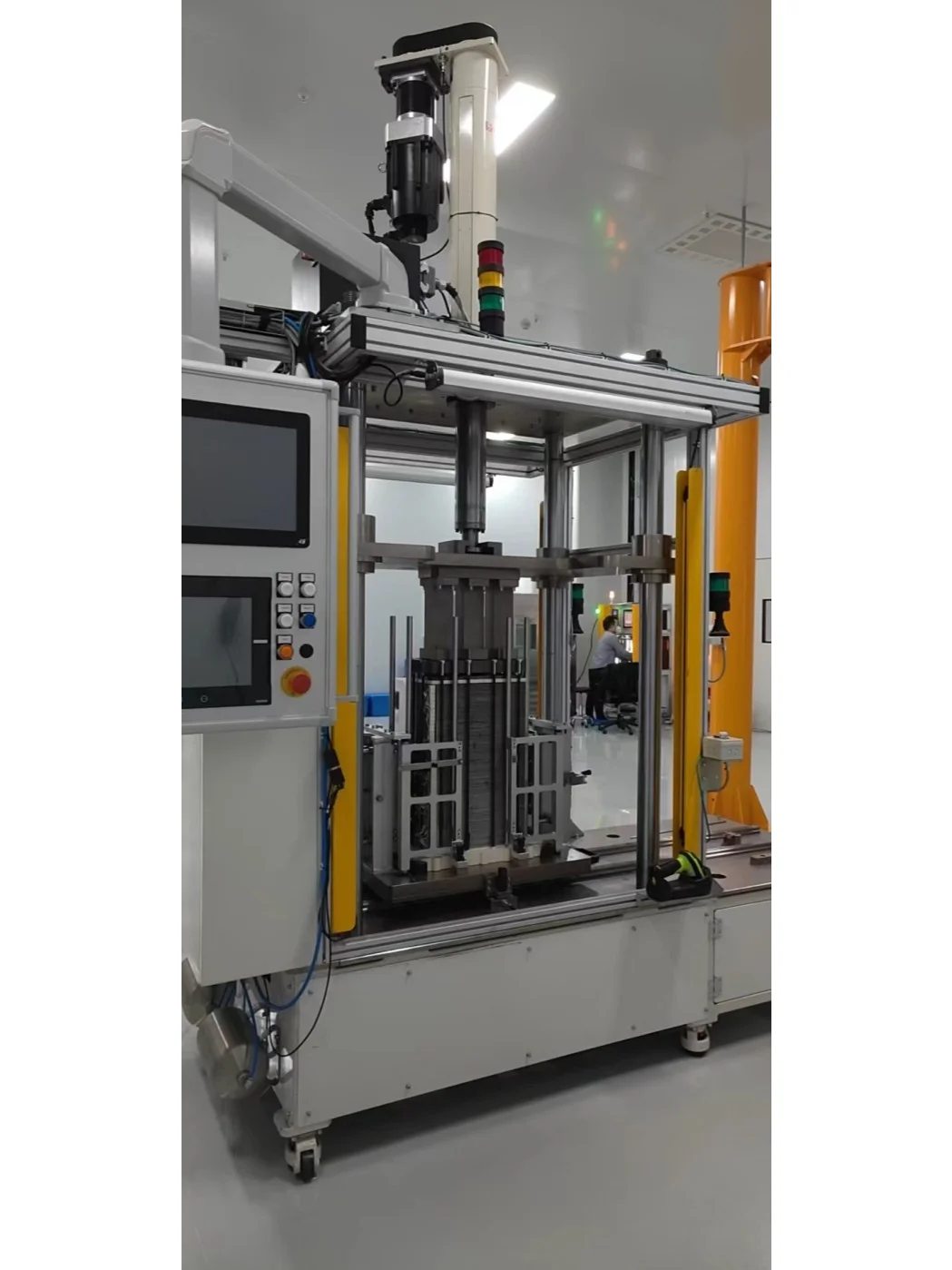 氢燃料电池电堆伺服压装机