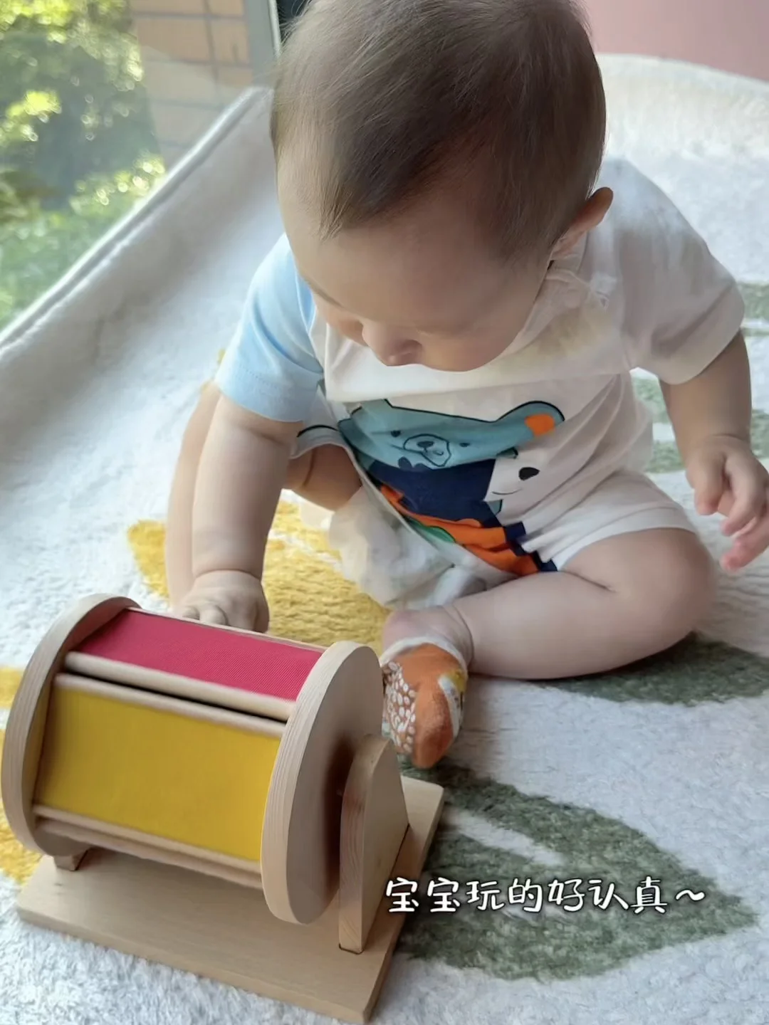 ?蒙氏彩虹纺织鼓｜新玩具安排上啦！