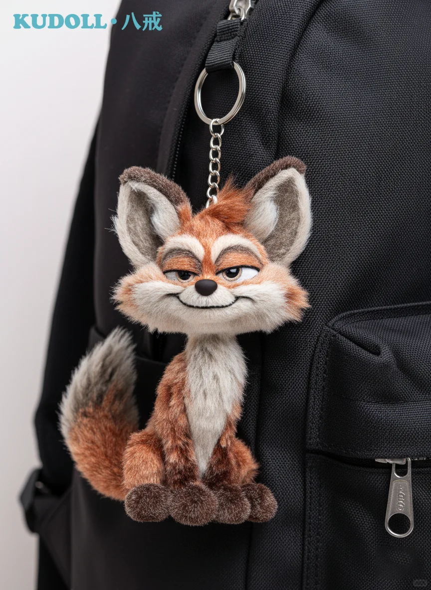 这只狐狸毛绒外表包着坏笑的灵魂