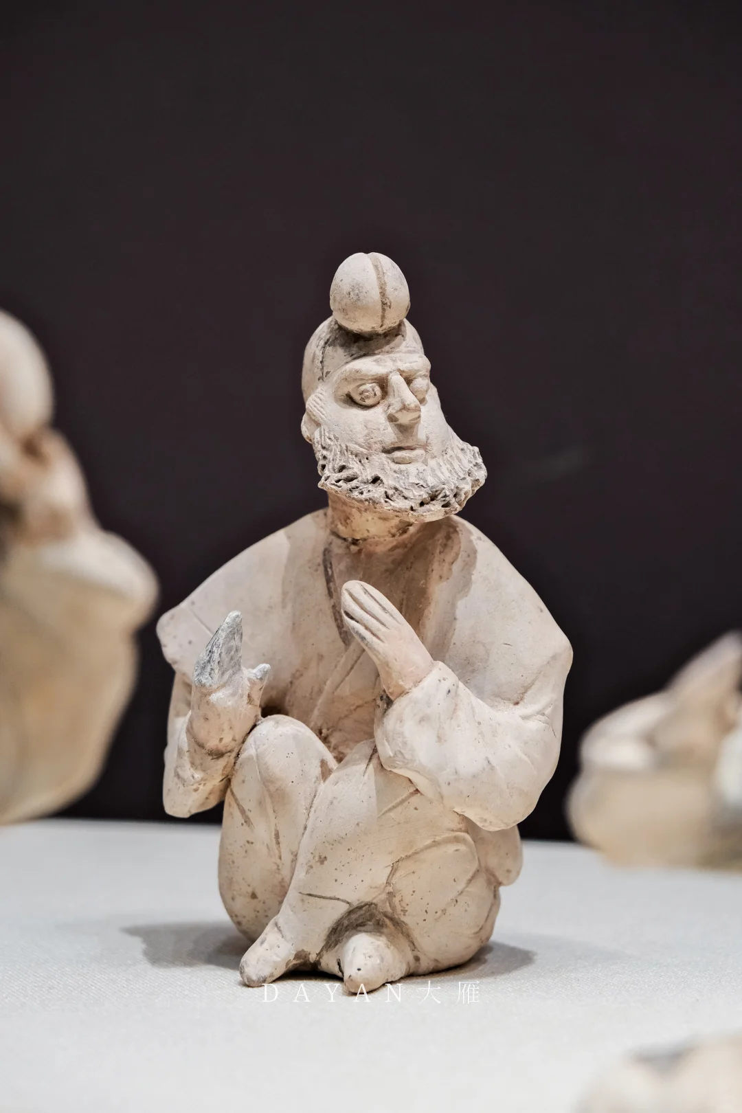 西安博物院新展 探长安 一组胡人乐俑
