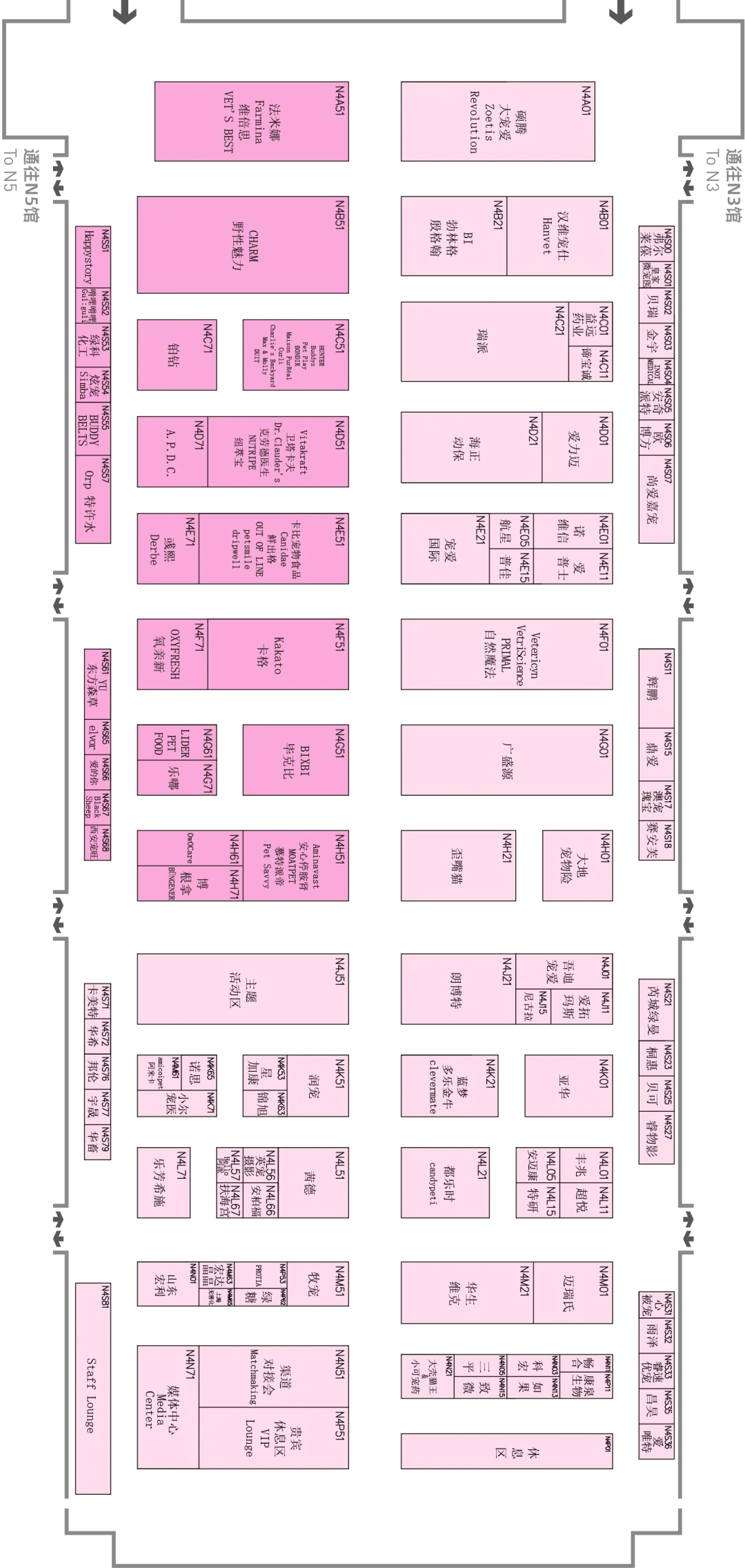 2024亚宠展展位图