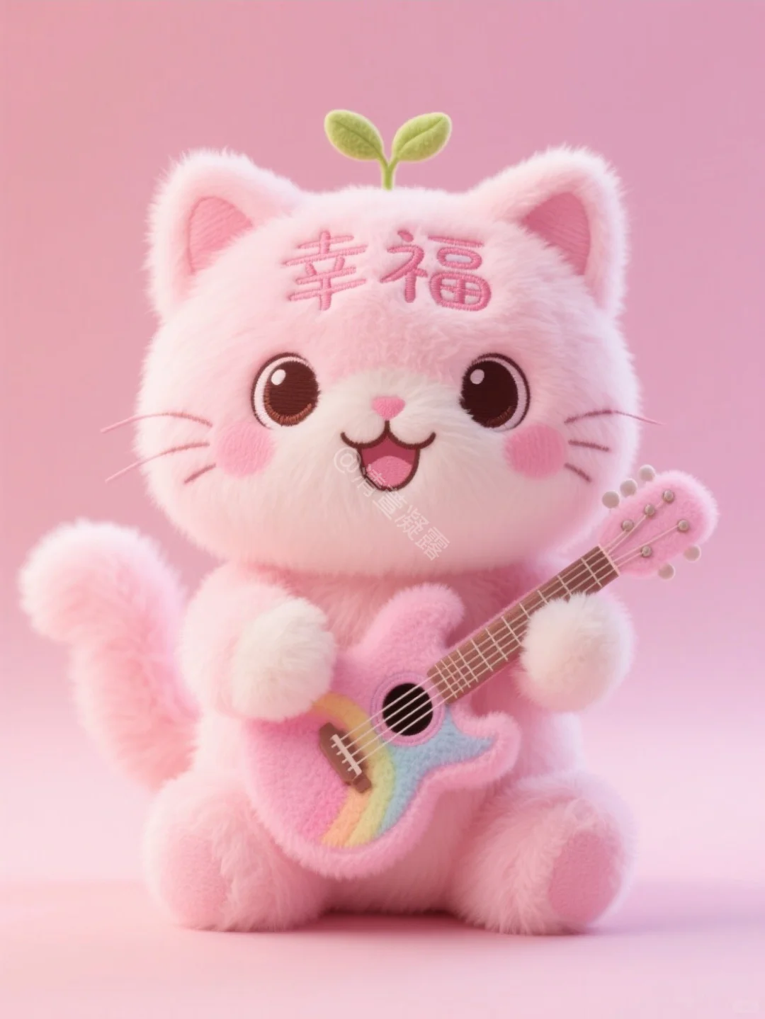 ?多款式可爱毛绒吉他猫咪，萌化了✨