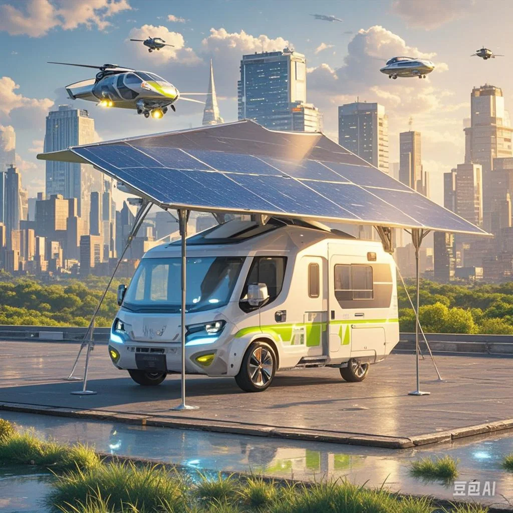 末日逃生之无限续航太阳能房车