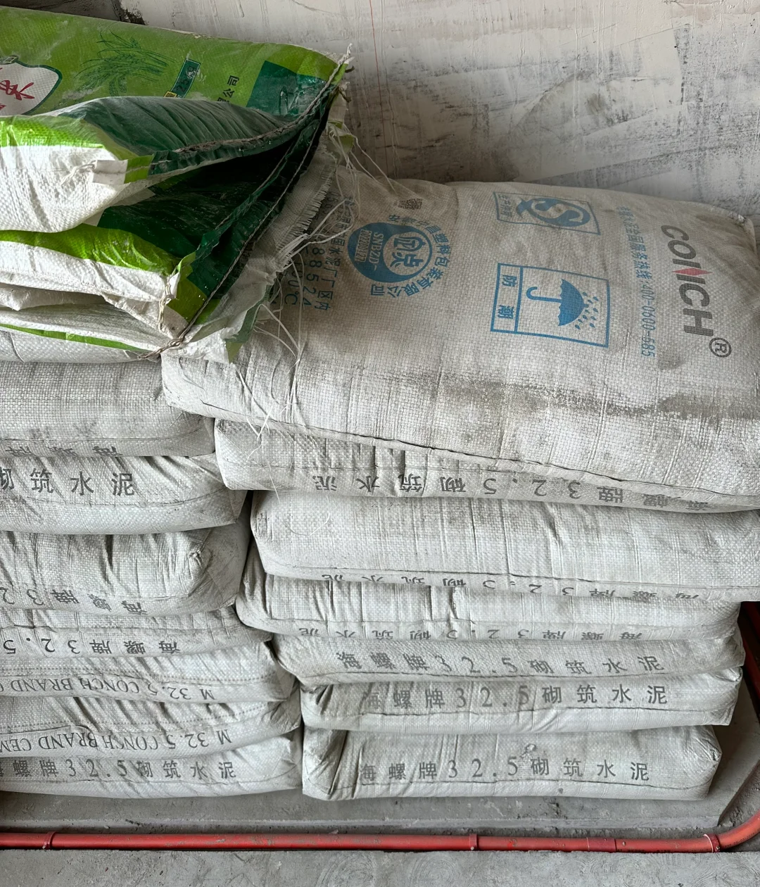 杭州124平自装 胶泥墙固黄沙水泥进场