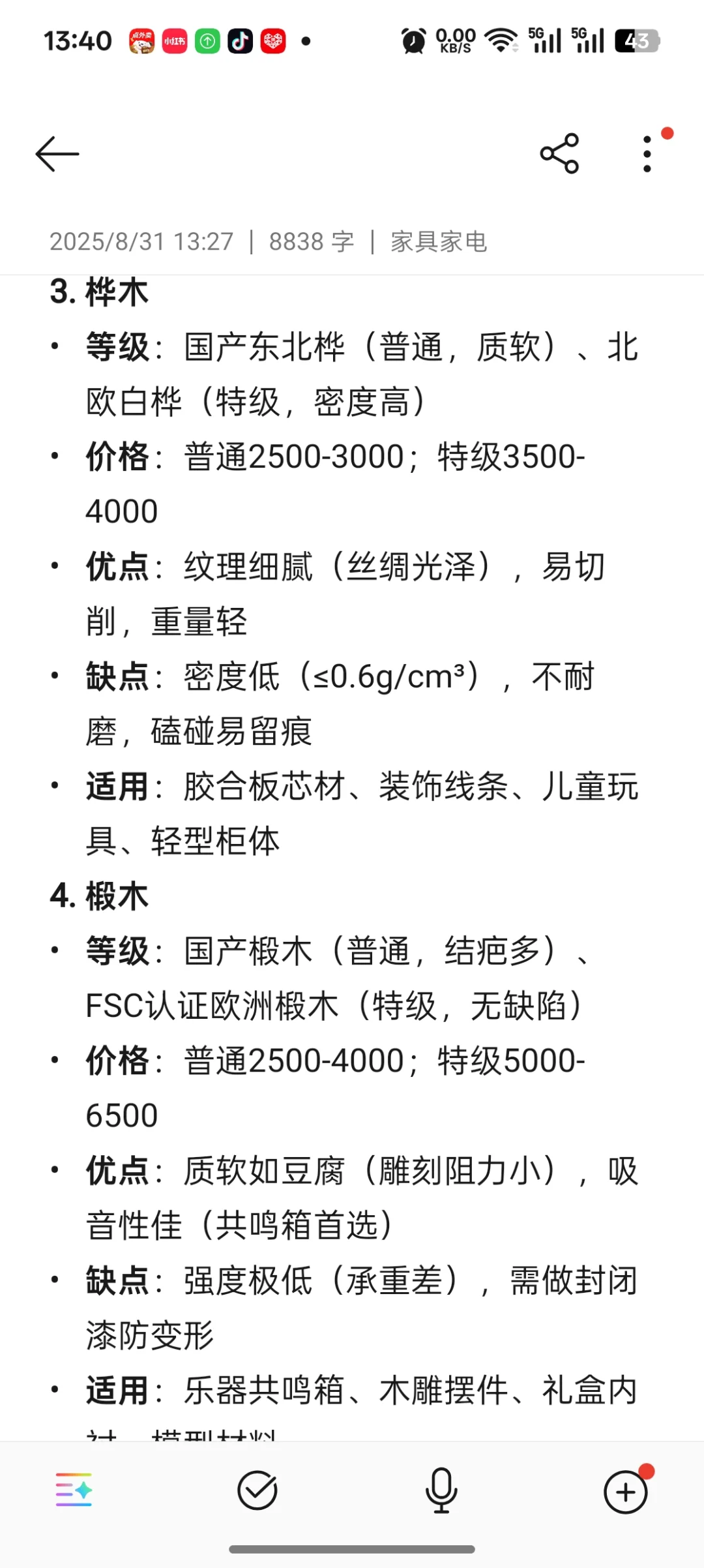 不同价位实木家具木材分级解析