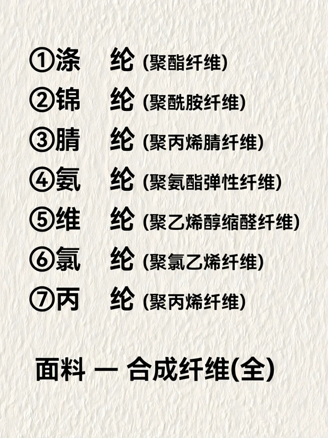 服装面料材质分类全(上)—合成纤维面料