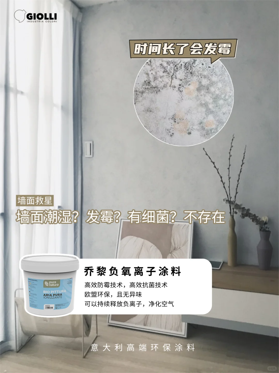 告别潮湿发霉墙面，选择乔黎涂料