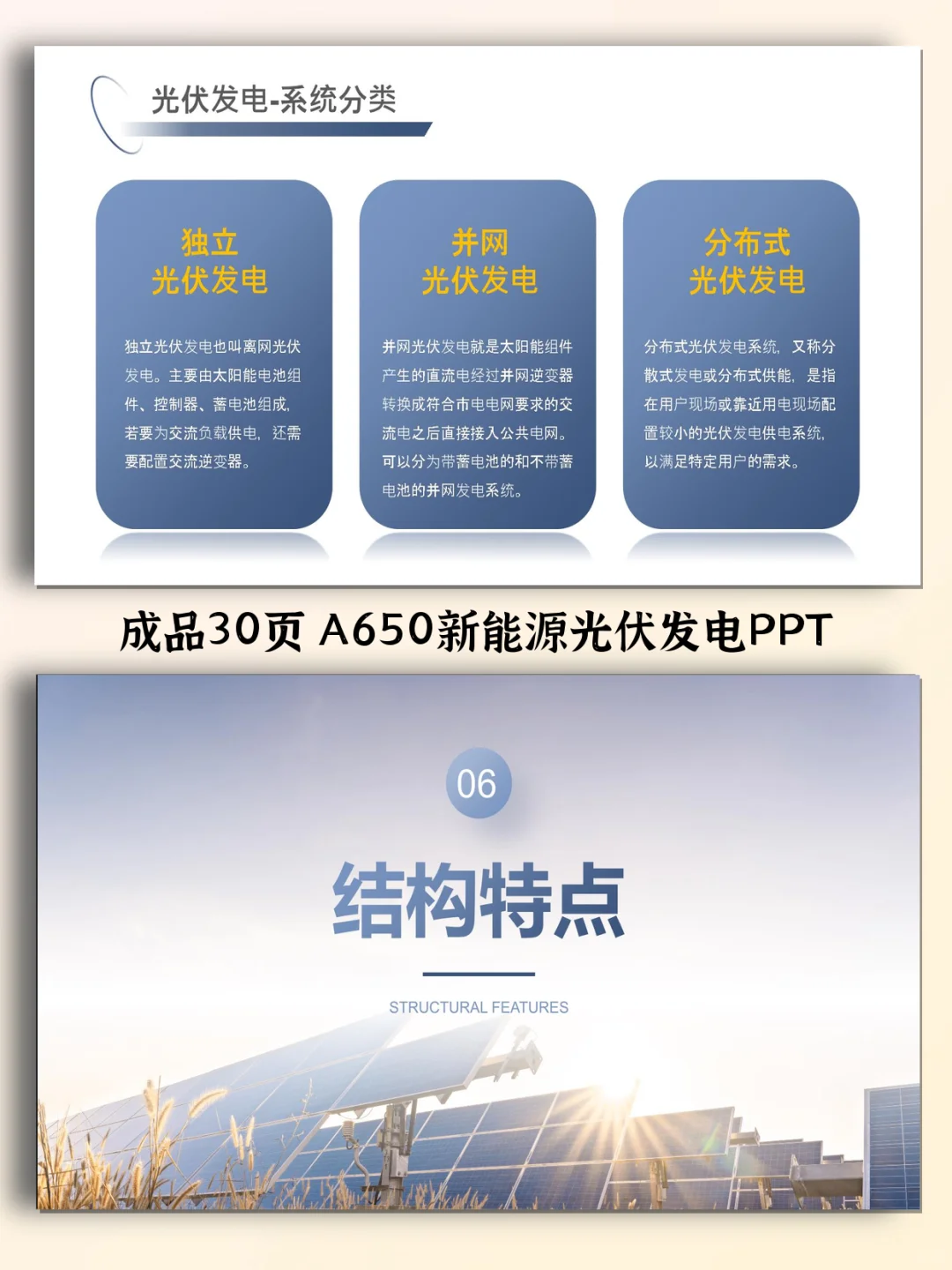 新能源光伏发电PPT30页