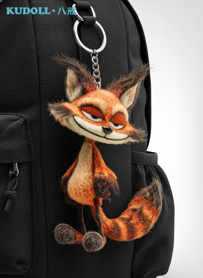 这只狐狸毛绒外表包着坏笑的灵魂