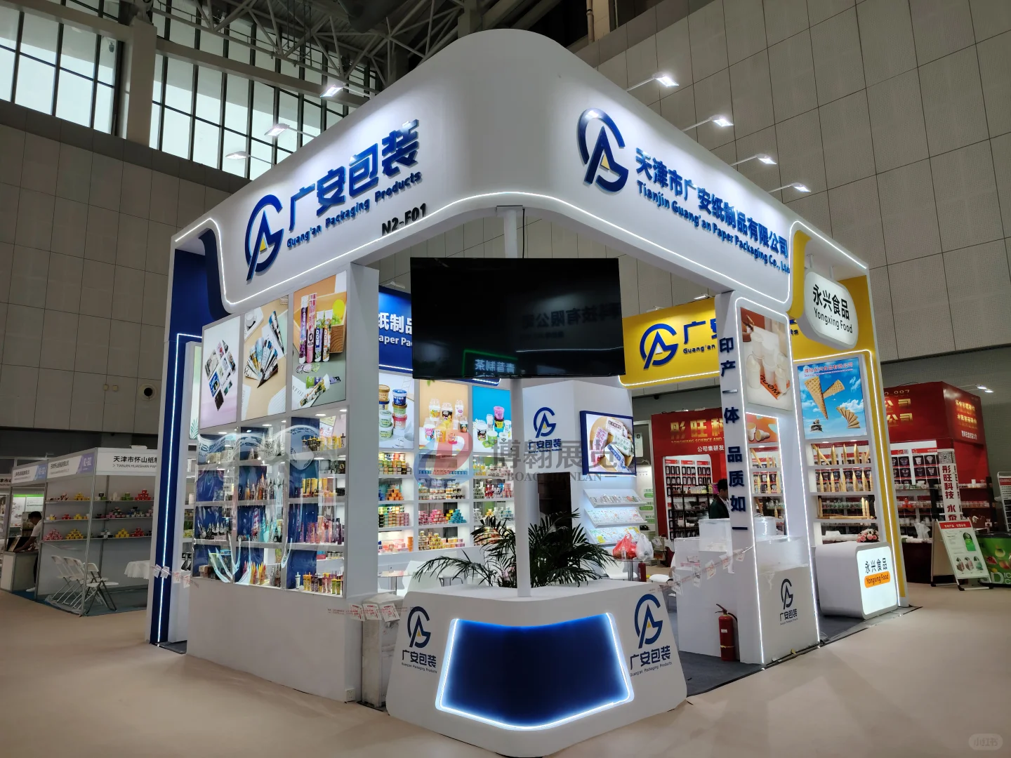 天津冰淇淋展搭建案例