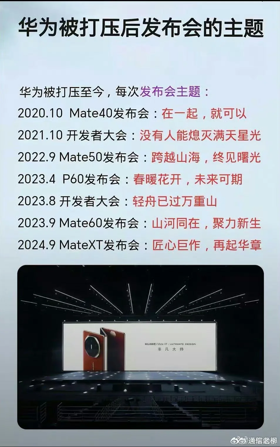 华为发布会的主题词设计者真的是个人才！
