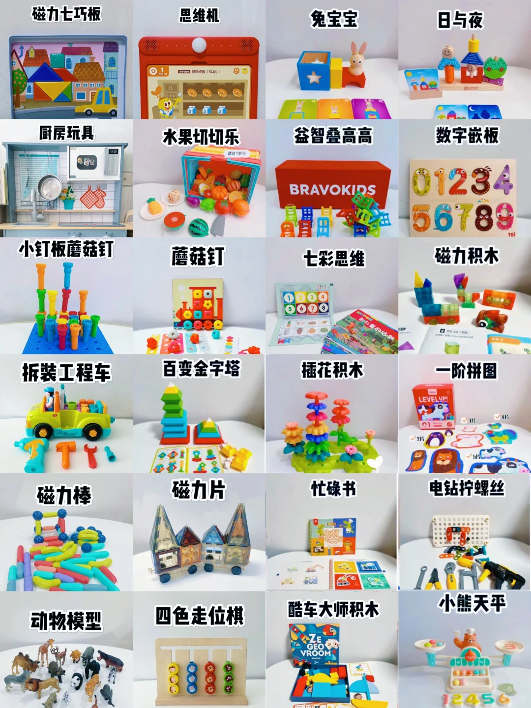 全网最全?1-3岁宝宝益智玩具清单✅抄作业