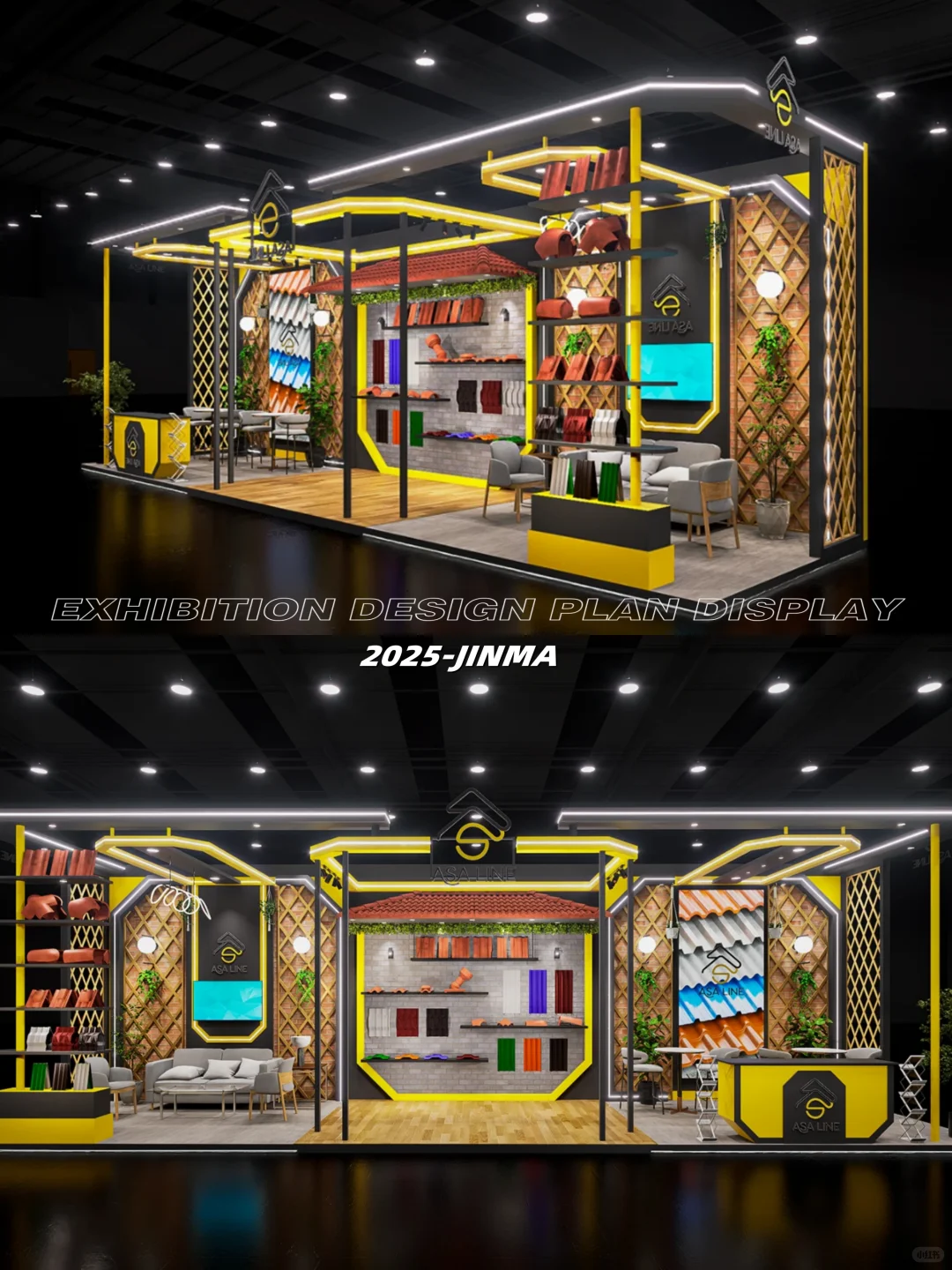 展台设计搭建 | 27㎡ ‌国际建筑装饰博览会