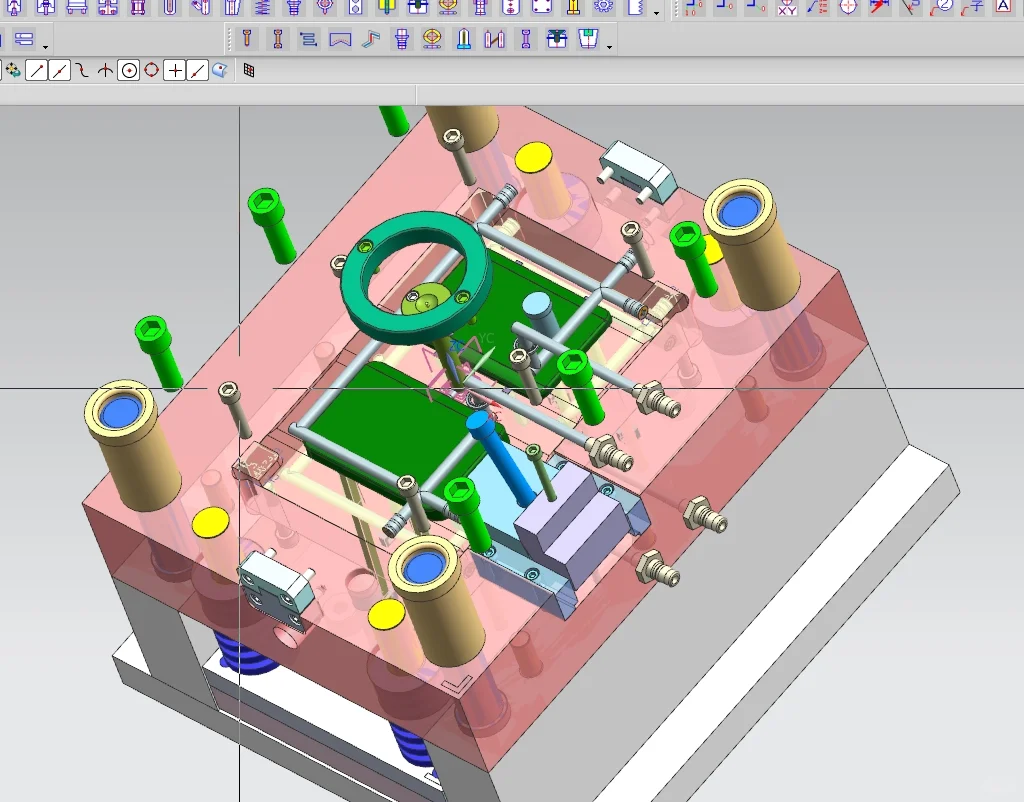便携式充电宝上下盖注塑模具设计