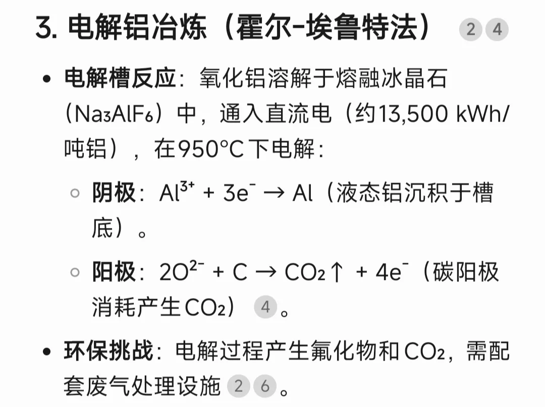 铝的开采、冶炼和加工