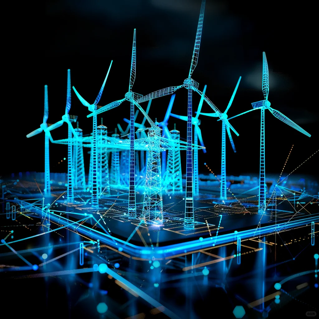 ✨好震撼的美！midjourney在电力能源的运用