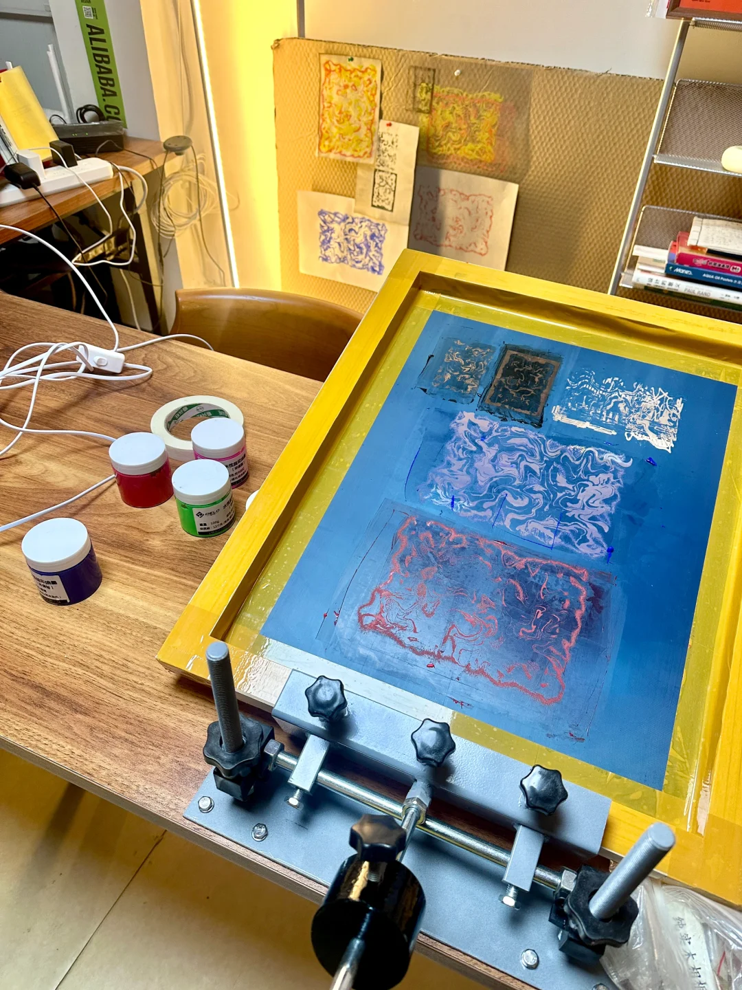 关于我在家里开了一个丝网工作室