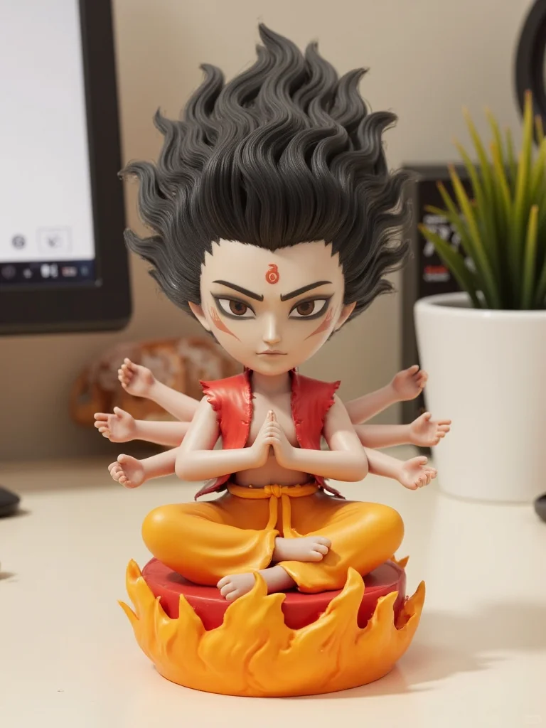 哪吒，敖丙，玩具摆件适合于办公室，车摆件